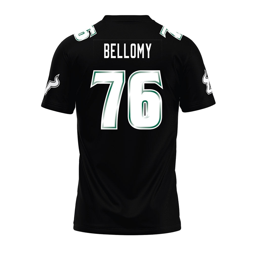 USF - NCAA Football : Colin Bellomy - Black Premium Football Jersey-1