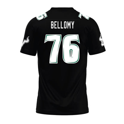 USF - NCAA Football : Colin Bellomy - Black Premium Football Jersey-1