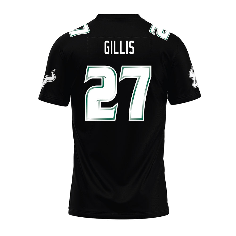 USF - NCAA Football : Jermichael Gillis - Black Premium Football Jersey-1