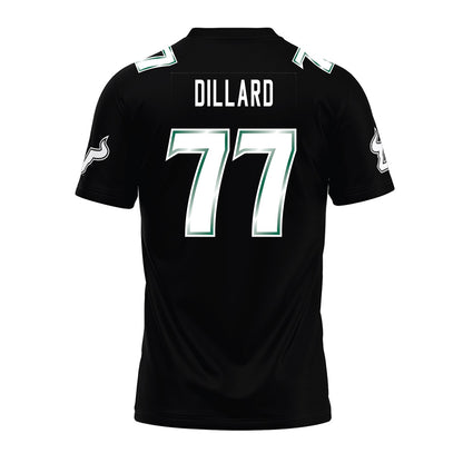 USF - NCAA Football : Major Dillard - Black Premium Football Jersey-1