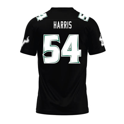 USF - NCAA Football : Caleb Harris - Black Premium Football Jersey-1