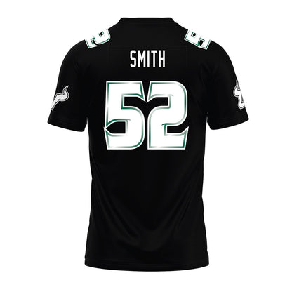 USF - NCAA Football : Christian Smith - Black Premium Football Jersey-1
