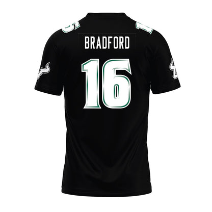 USF - NCAA Football : Jayden Bradford - Black Premium Football Jersey-1