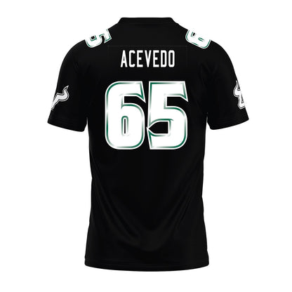 USF - NCAA Football : Jaylin Acevedo - Black Premium Football Jersey-1