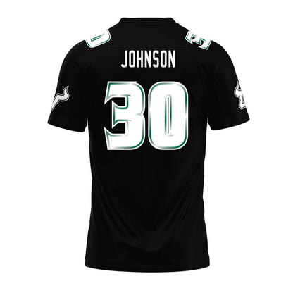 USF - NCAA Football : Jeremiah Johnson - Black Premium Football Jersey-1