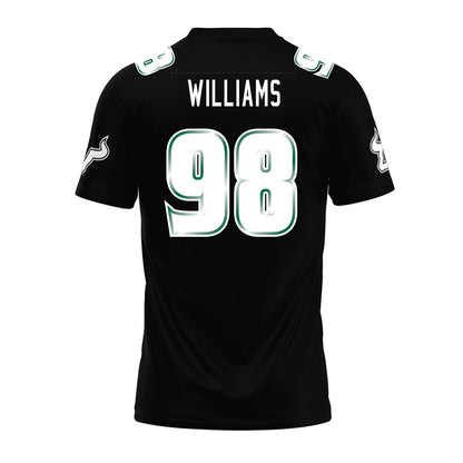 USF - NCAA Football : Marcus Williams - Black Premium Football Jersey-1