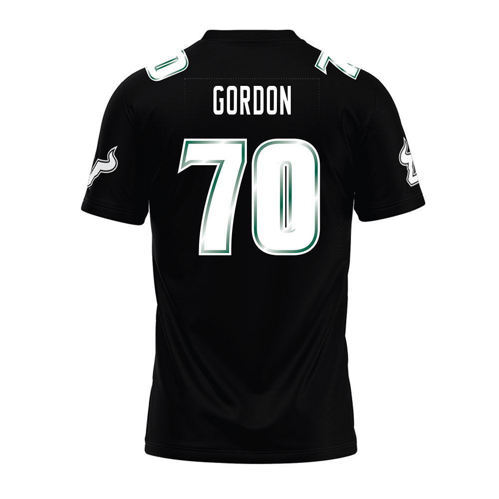 USF - NCAA Football : Gerrick Gordon - Black Premium Football Jersey-1