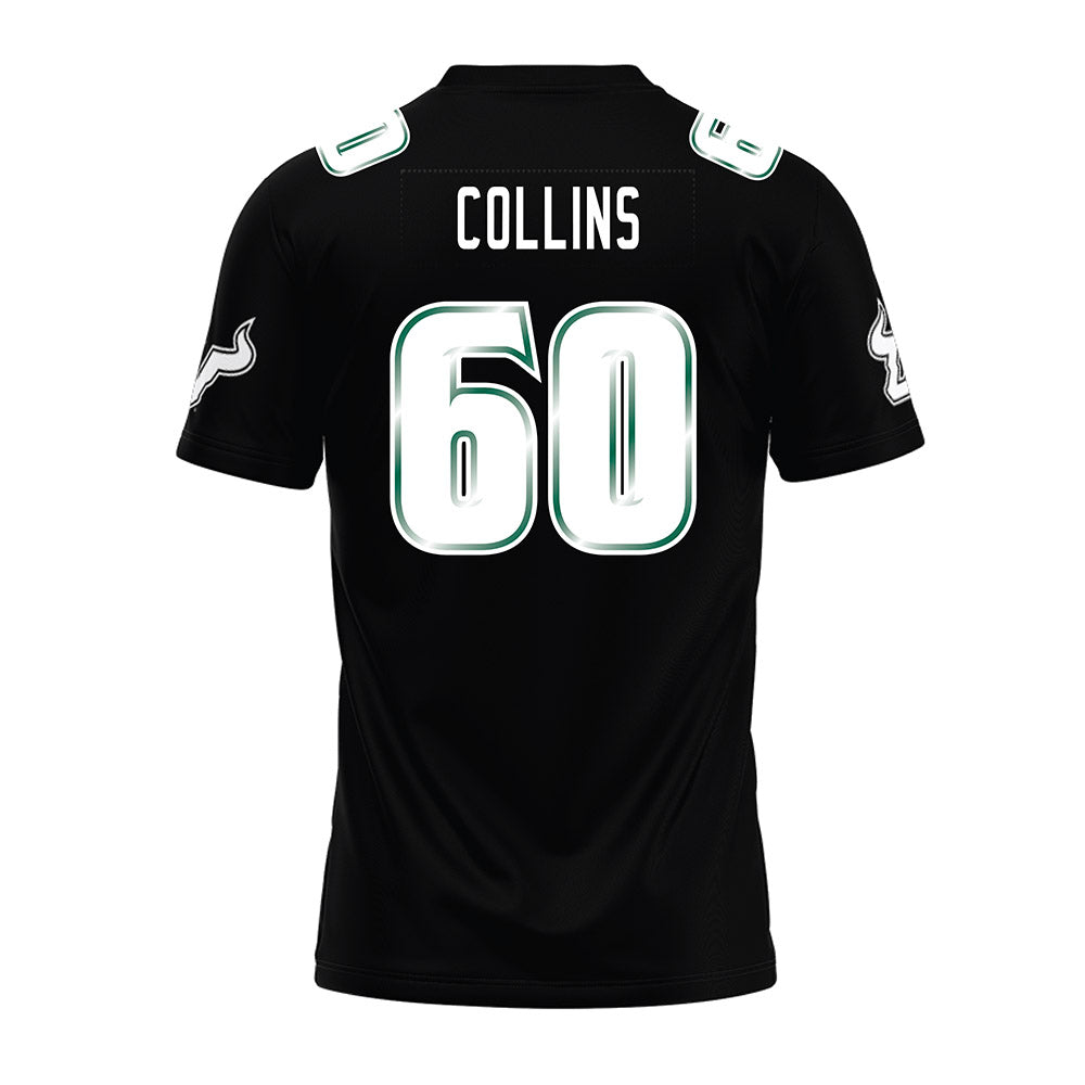 USF - NCAA Football : Khalil Collins - Black Premium Football Jersey-1
