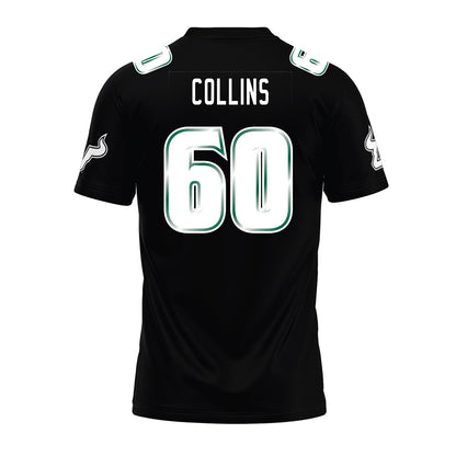 USF - NCAA Football : Khalil Collins - Black Premium Football Jersey-1