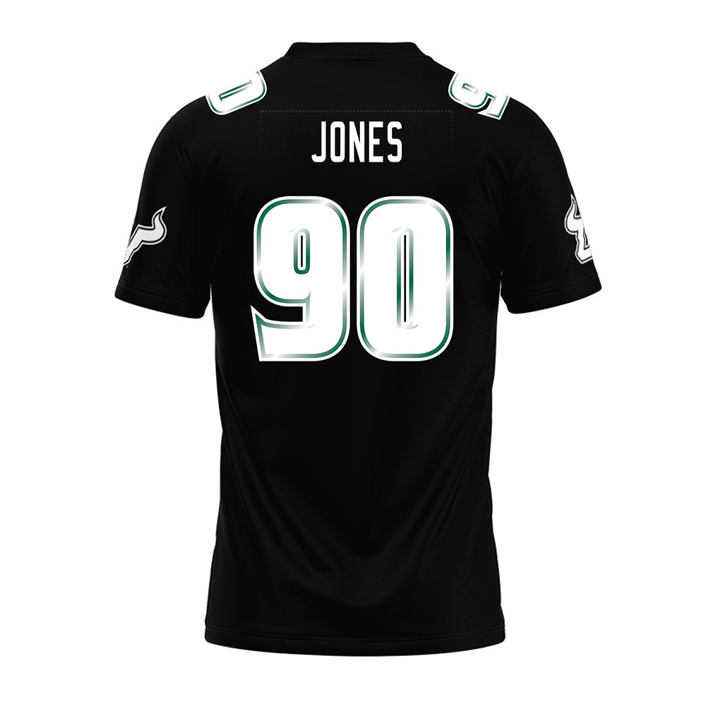 USF - NCAA Football : Terrell Jones - Black Premium Football Jersey-1