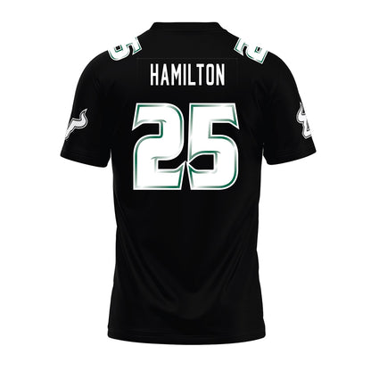 USF - NCAA Football : Zavier Hamilton - Black Premium Football Jersey-1