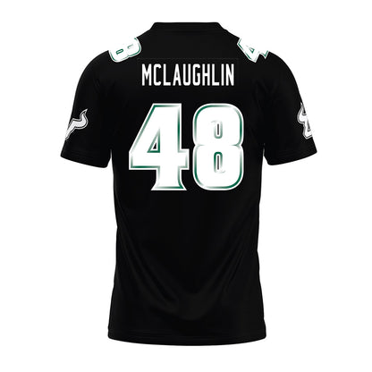 USF - NCAA Football : Turner McLaughlin - Black Premium Football Jersey-1