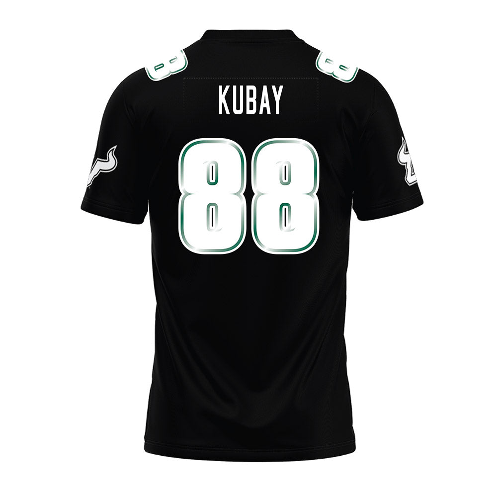 USF - NCAA Football : Brandon Kubay - Black Premium Football Jersey-1