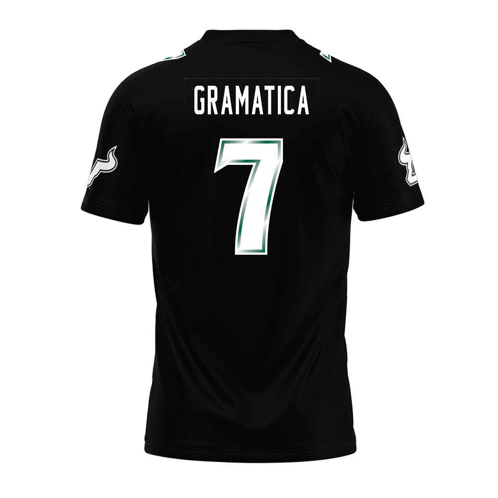 USF - NCAA Football : Nico Gramatica - Black Premium Football Jersey-1