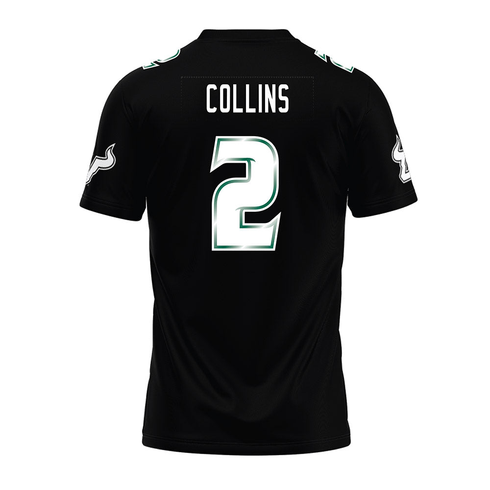 USF - NCAA Football : Jason Collins - Black Premium Football Jersey-1