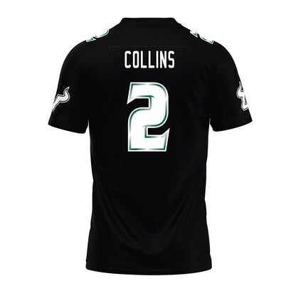 USF - NCAA Football : Jason Collins - Black Premium Football Jersey-1