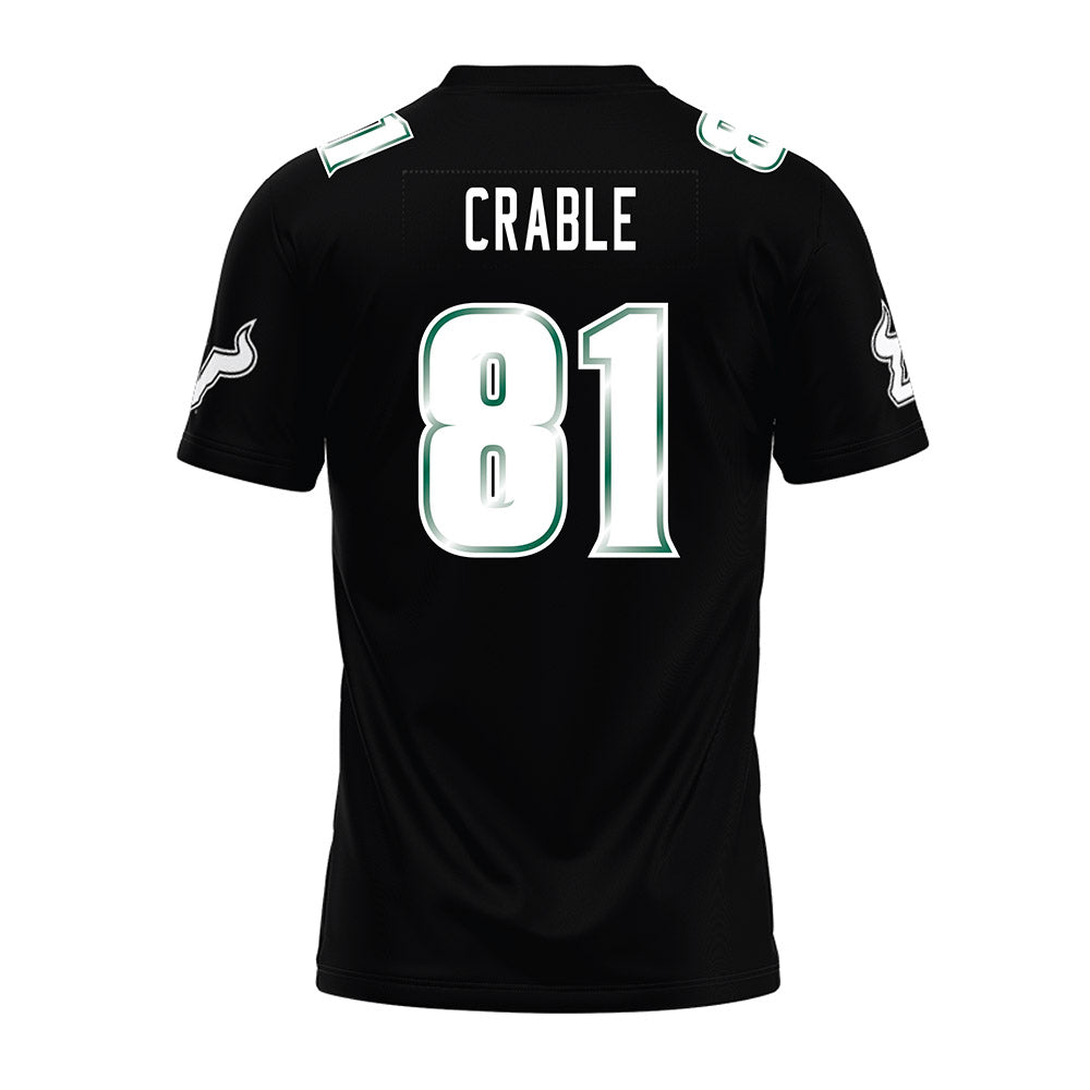 USF - NCAA Football : Tayte Crable - Black Premium Football Jersey-1
