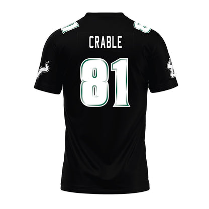 USF - NCAA Football : Tayte Crable - Black Premium Football Jersey-1
