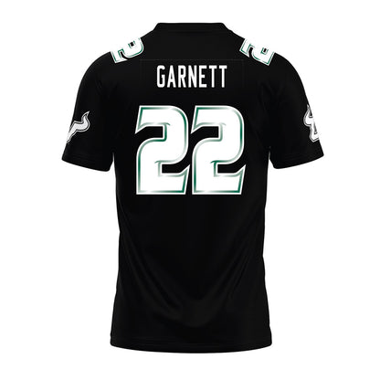 USF - NCAA Football : Chase Garnett - Black Premium Football Jersey-1