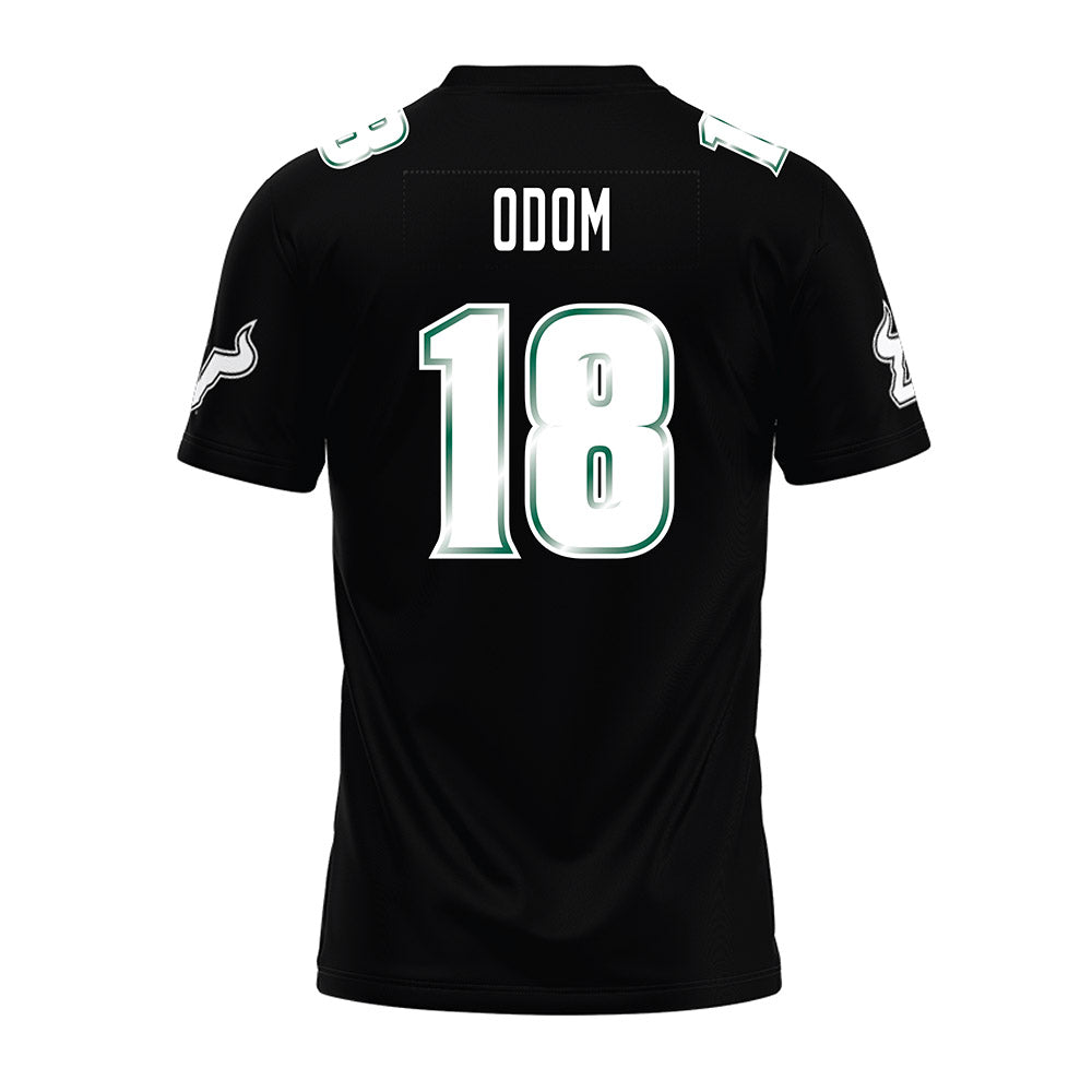 USF - NCAA Football : Kenneth Odom - Black Premium Football Jersey-1