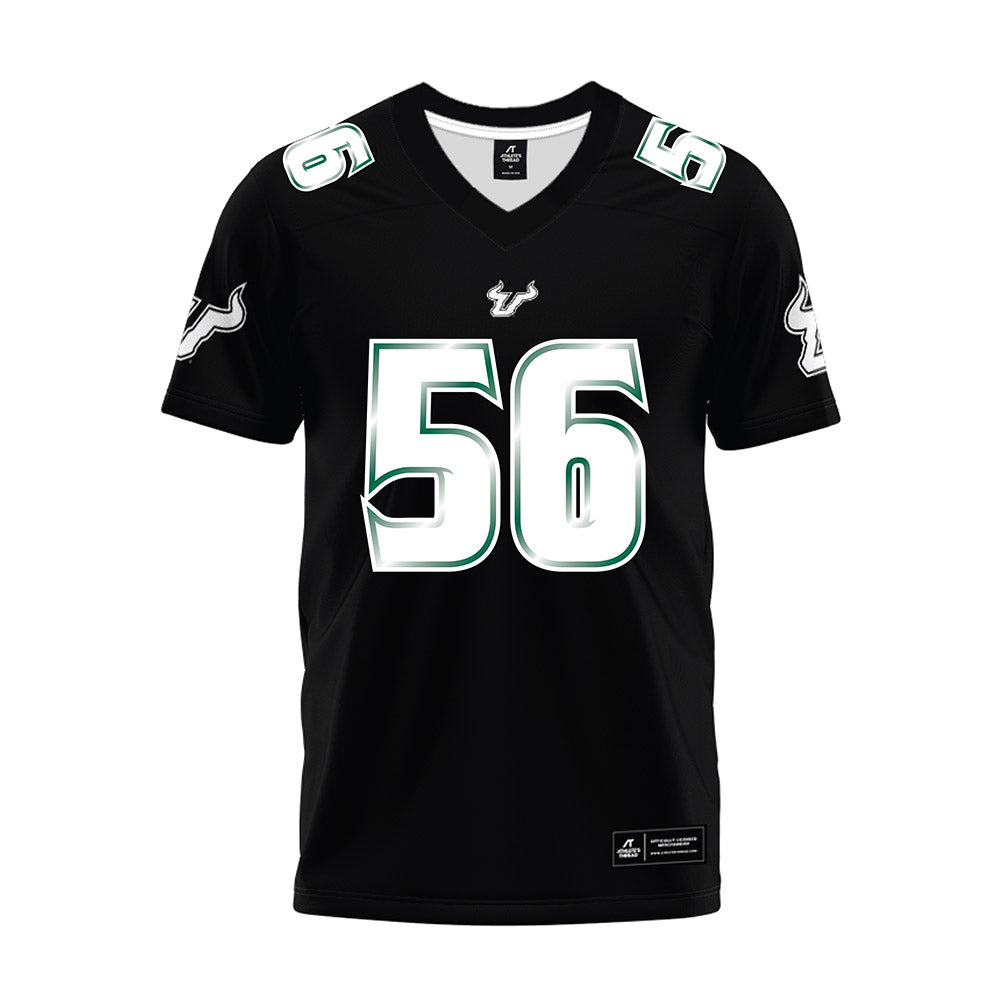 USF - NCAA Football : Terry Simmons - Black Premium Football Jersey-0