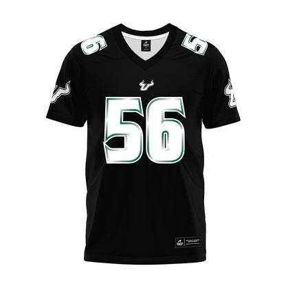 USF - NCAA Football : Terry Simmons - Black Premium Football Jersey-0