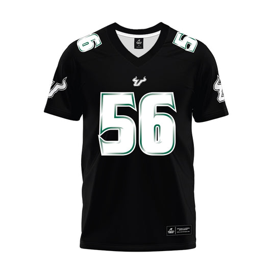 USF - NCAA Football : Terry Simmons - Black Premium Football Jersey-0