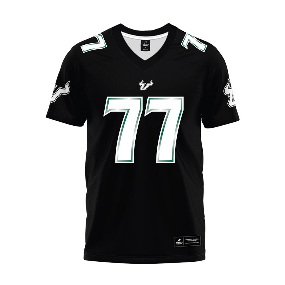 USF - NCAA Football : Major Dillard - Black Premium Football Jersey-0