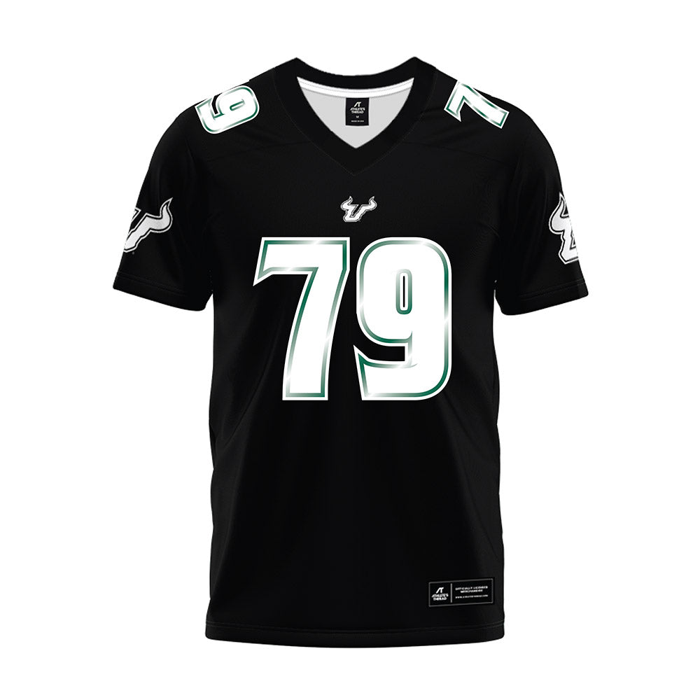 USF - NCAA Football : Ethan Green - Black Premium Football Jersey-0