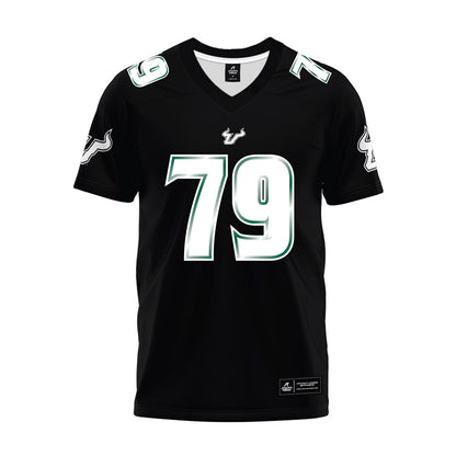 USF - NCAA Football : Ethan Green - Black Premium Football Jersey-0