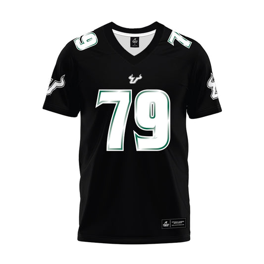 USF - NCAA Football : Ethan Green - Black Premium Football Jersey-0