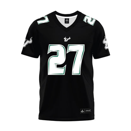 USF - NCAA Football : Jayden Davis - Black Premium Football Jersey-0