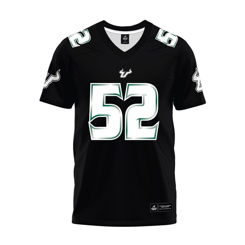 USF - NCAA Football : Christian Smith - Black Premium Football Jersey-0