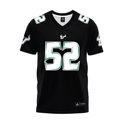 USF - NCAA Football : Christian Smith - Black Premium Football Jersey-0