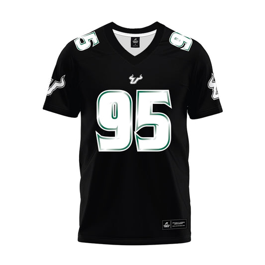 USF - NCAA Football : Iverson Garcia - Black Premium Football Jersey-0