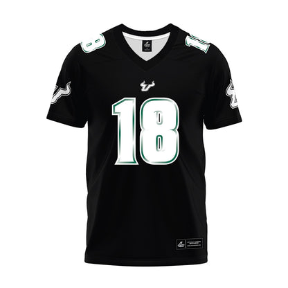 USF - NCAA Football : Kenneth Odom - Black Premium Football Jersey-0