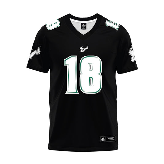 USF - NCAA Football : Kenneth Odom - Black Premium Football Jersey-0
