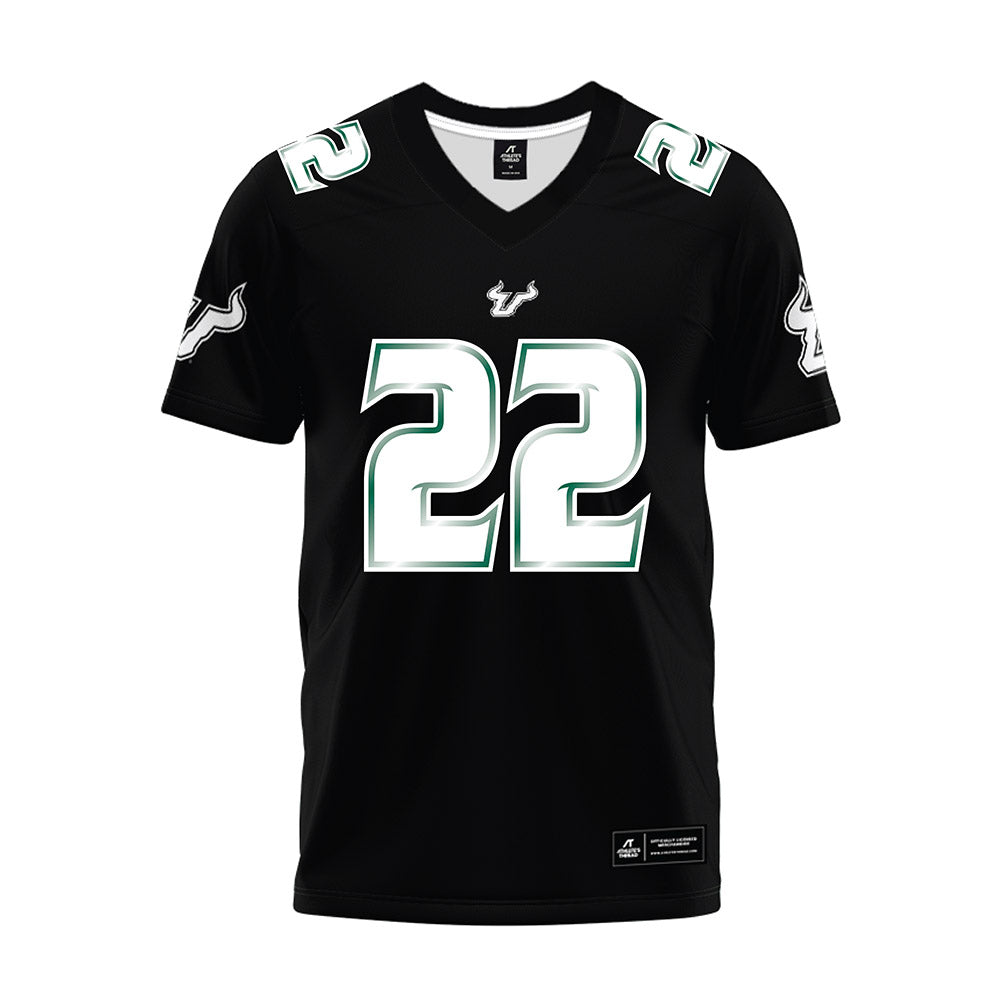 USF - NCAA Football : Chase Garnett - Black Premium Football Jersey-0