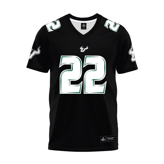 USF - NCAA Football : Chase Garnett - Black Premium Football Jersey-0