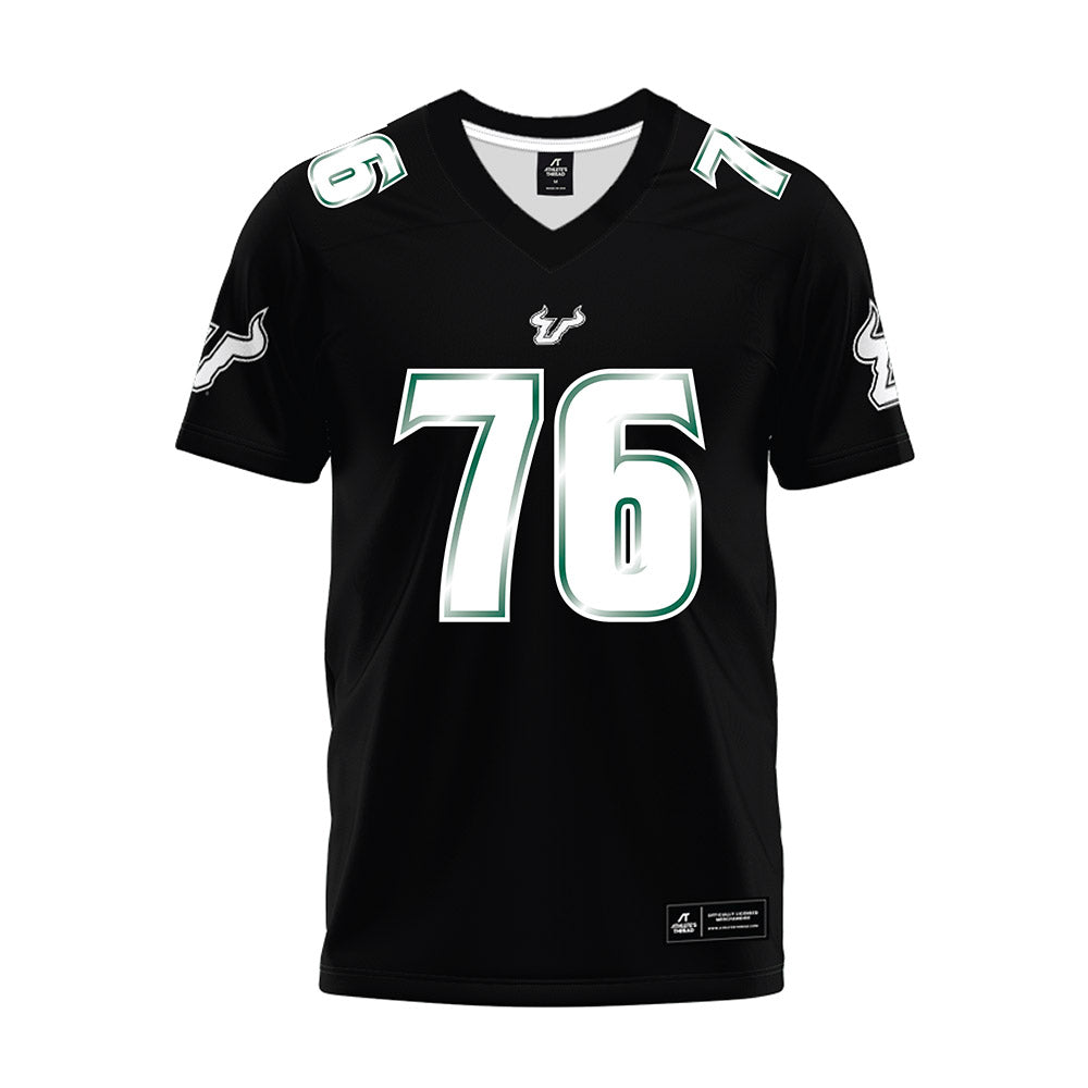 USF - NCAA Football : Colin Bellomy - Black Premium Football Jersey-0