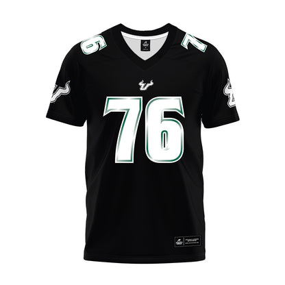 USF - NCAA Football : Colin Bellomy - Black Premium Football Jersey-0