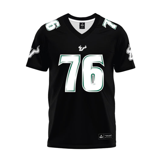 USF - NCAA Football : Colin Bellomy - Black Premium Football Jersey-0