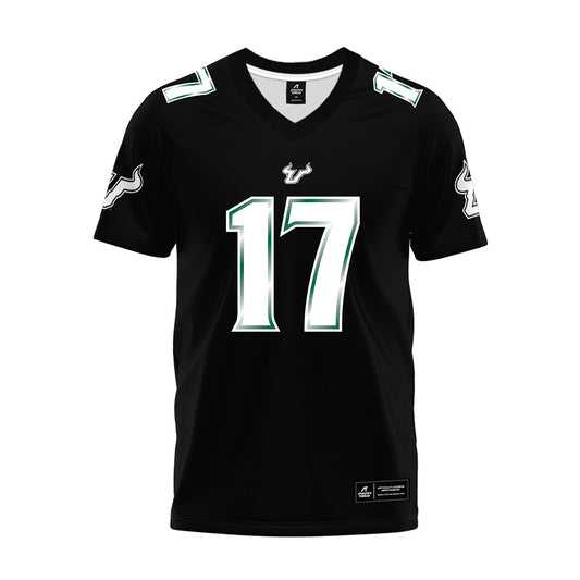 USF - NCAA Football : Masiyah Limehouse - Black Premium Football Jersey-0