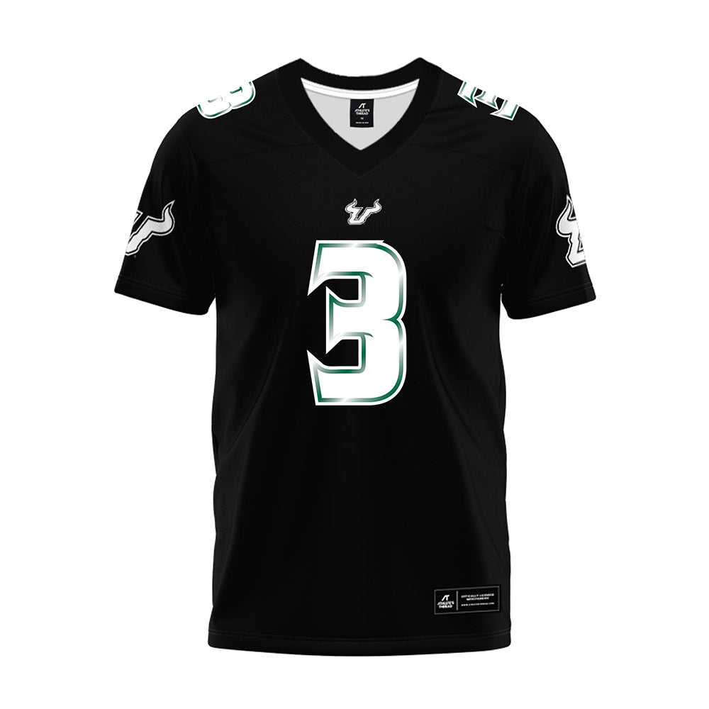 USF - NCAA Football : Michael Van Buren - Black Premium Football Jersey-0
