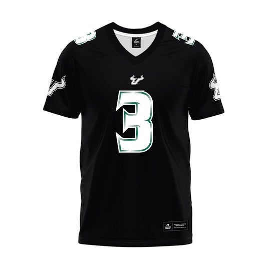 USF - NCAA Football : Michael Van Buren - Black Premium Football Jersey-0