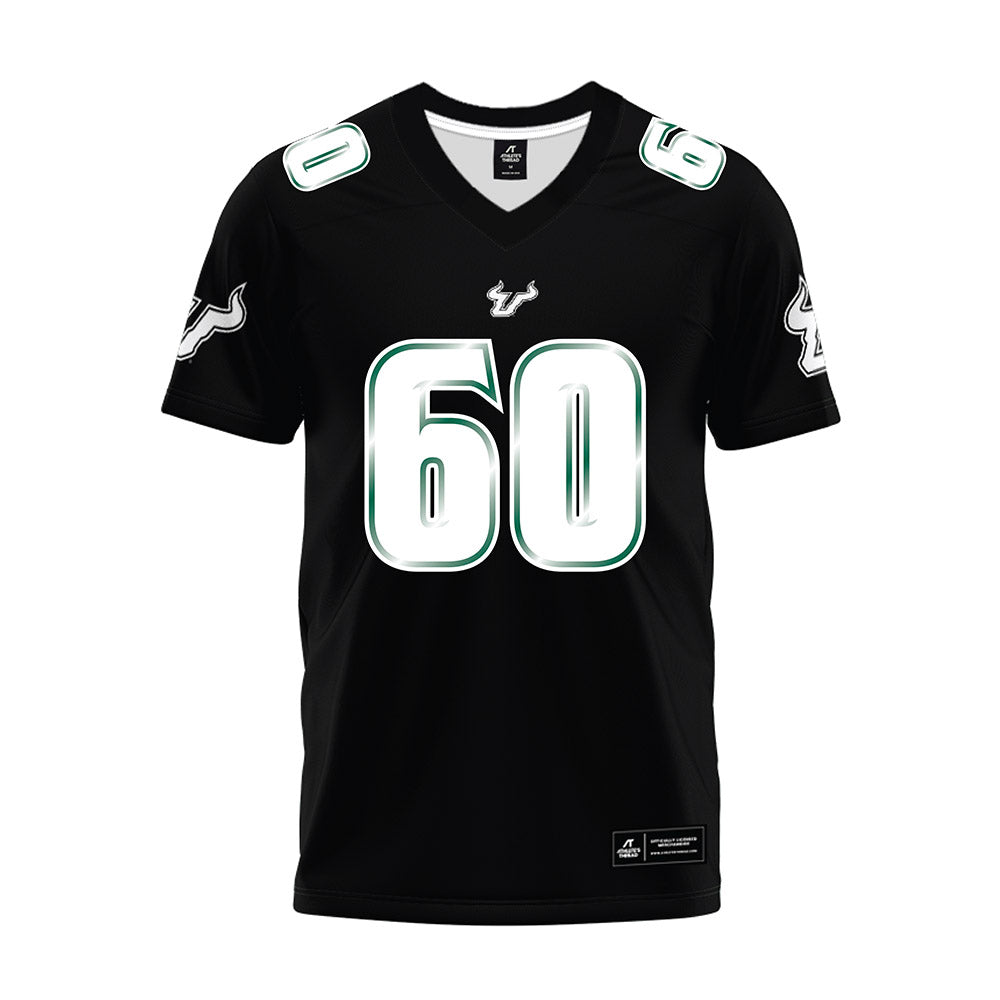USF - NCAA Football : Khalil Collins - Black Premium Football Jersey-0