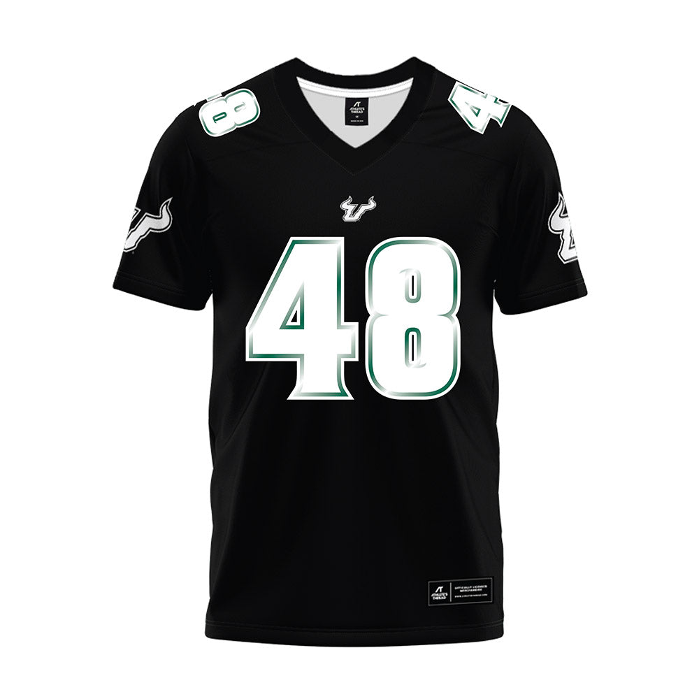USF - NCAA Football : Turner McLaughlin - Black Premium Football Jersey-0