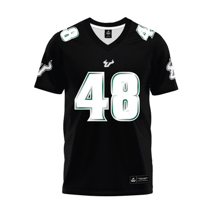 USF - NCAA Football : Turner McLaughlin - Black Premium Football Jersey-0