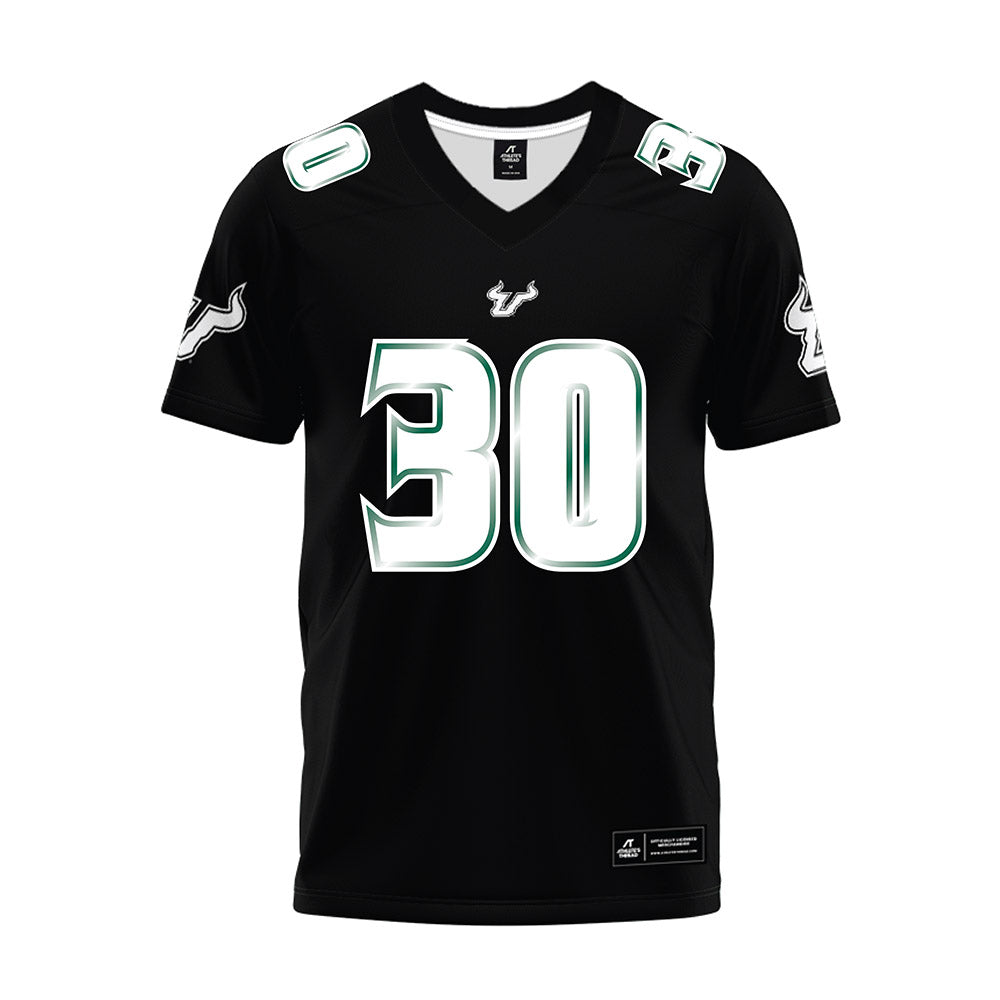 USF - NCAA Football : Jeremiah Johnson - Black Premium Football Jersey-0