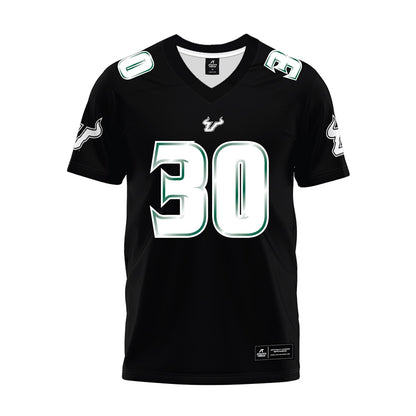USF - NCAA Football : Jeremiah Johnson - Black Premium Football Jersey-0